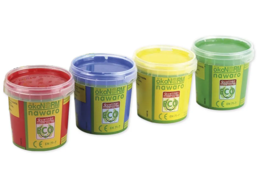 Set Fingerfarben nawaro, 4-tlg.