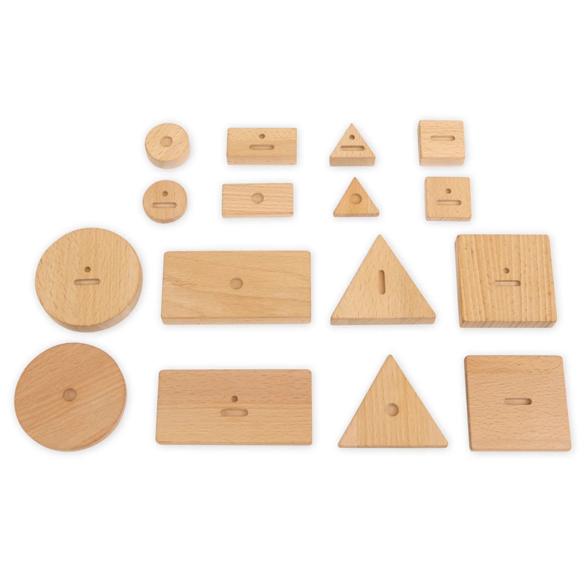 Logische Blöcke zum Tasten, 52-tlg.