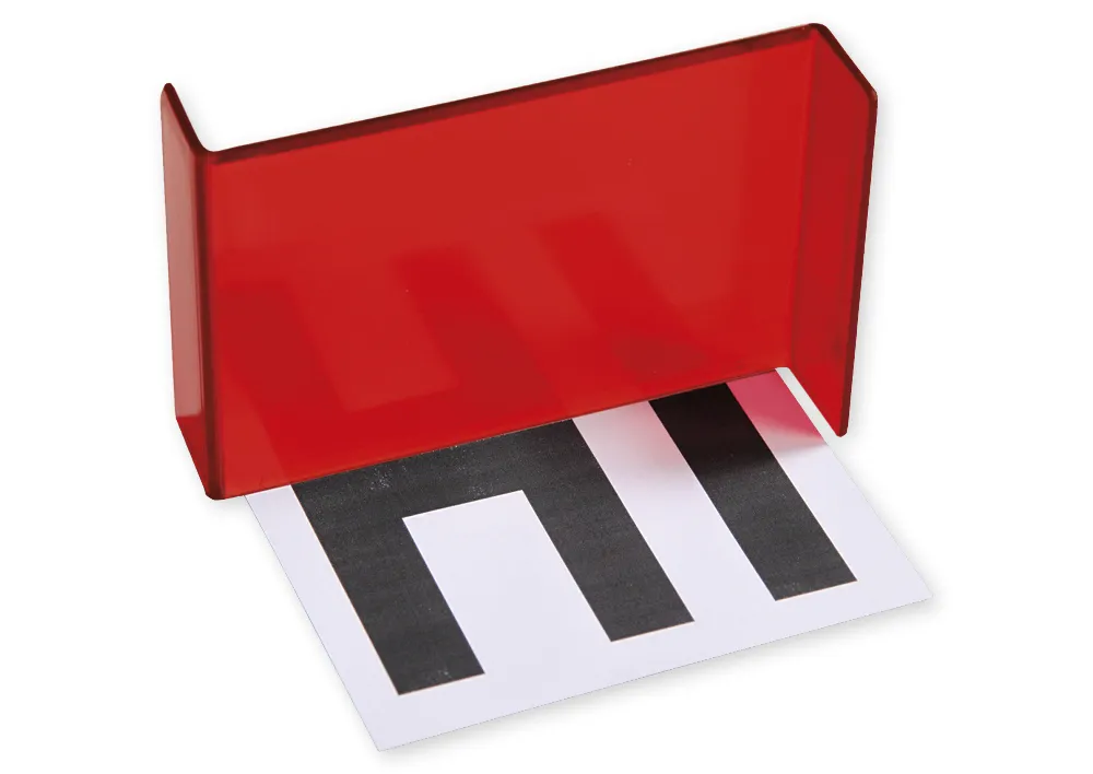 Geometrie-Spiegel halbtransparent