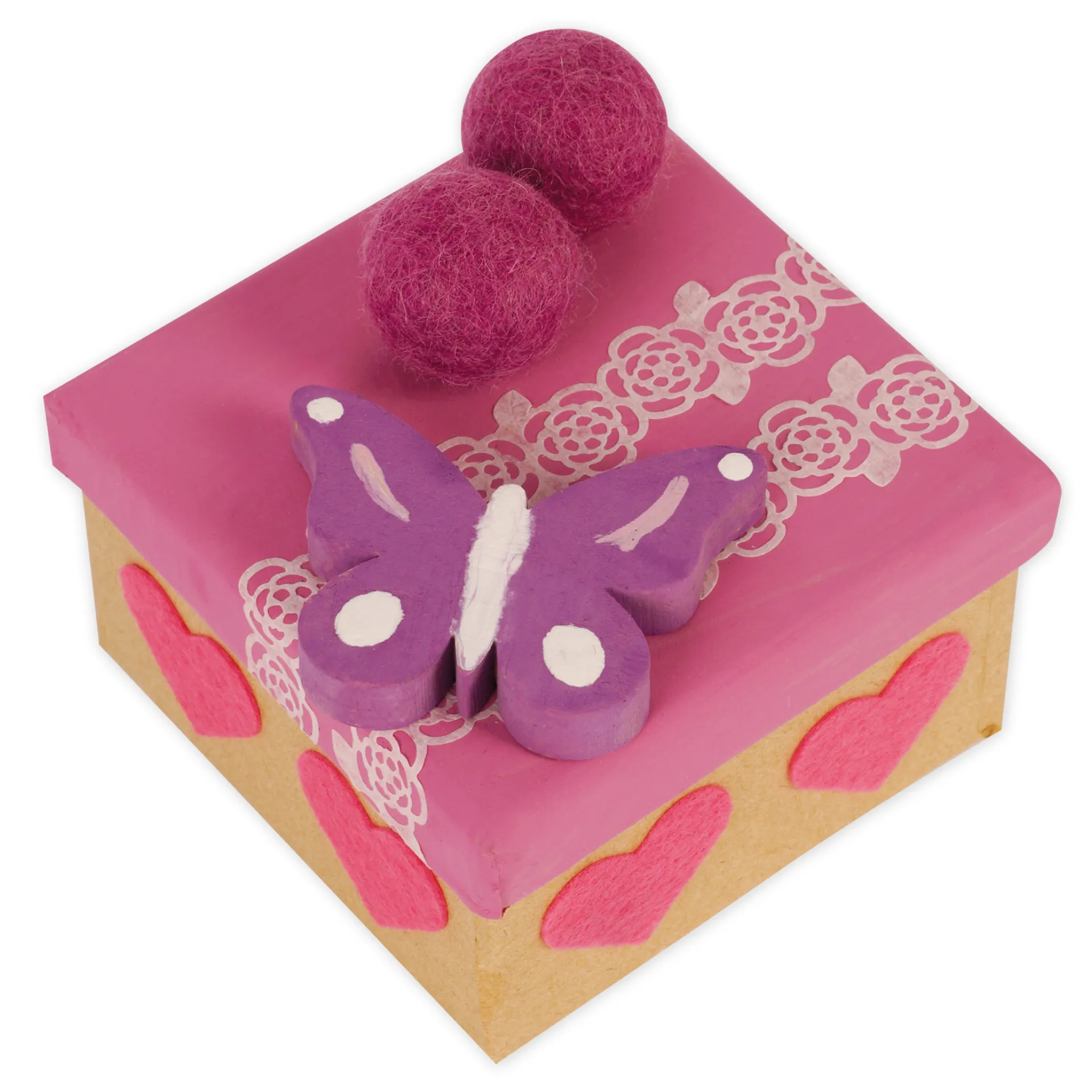 Pappboxen eckig, 10 Stück