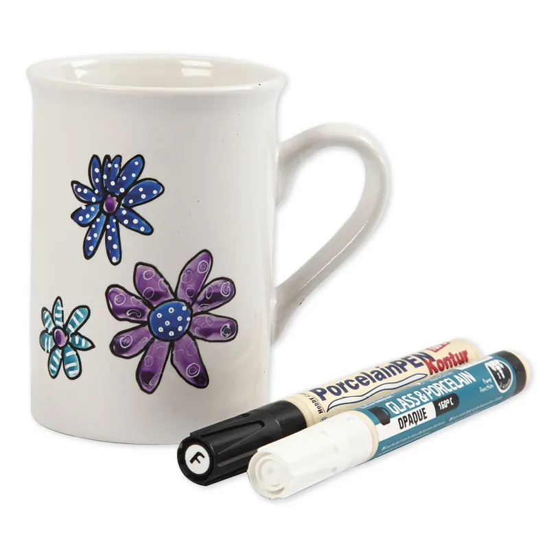 Porzellan-Becher, groß