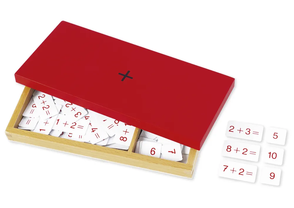 TimeTEX Kasten mit Additionsaufgaben "Montessori Premium"