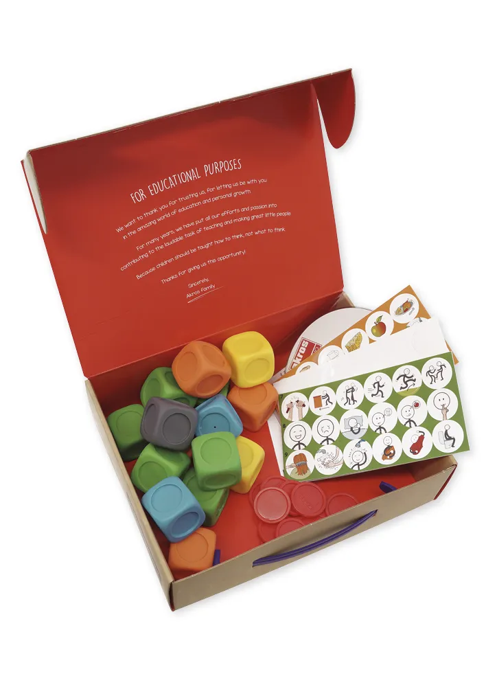 Würfel XXL "Geschichten" im Koffer, 106-tlg.