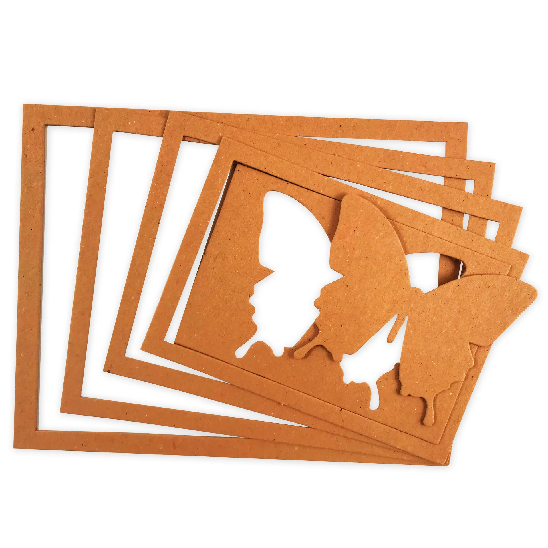 Bilderrahmen-Set aus Graupappe für 12 Stück, 36-teilig