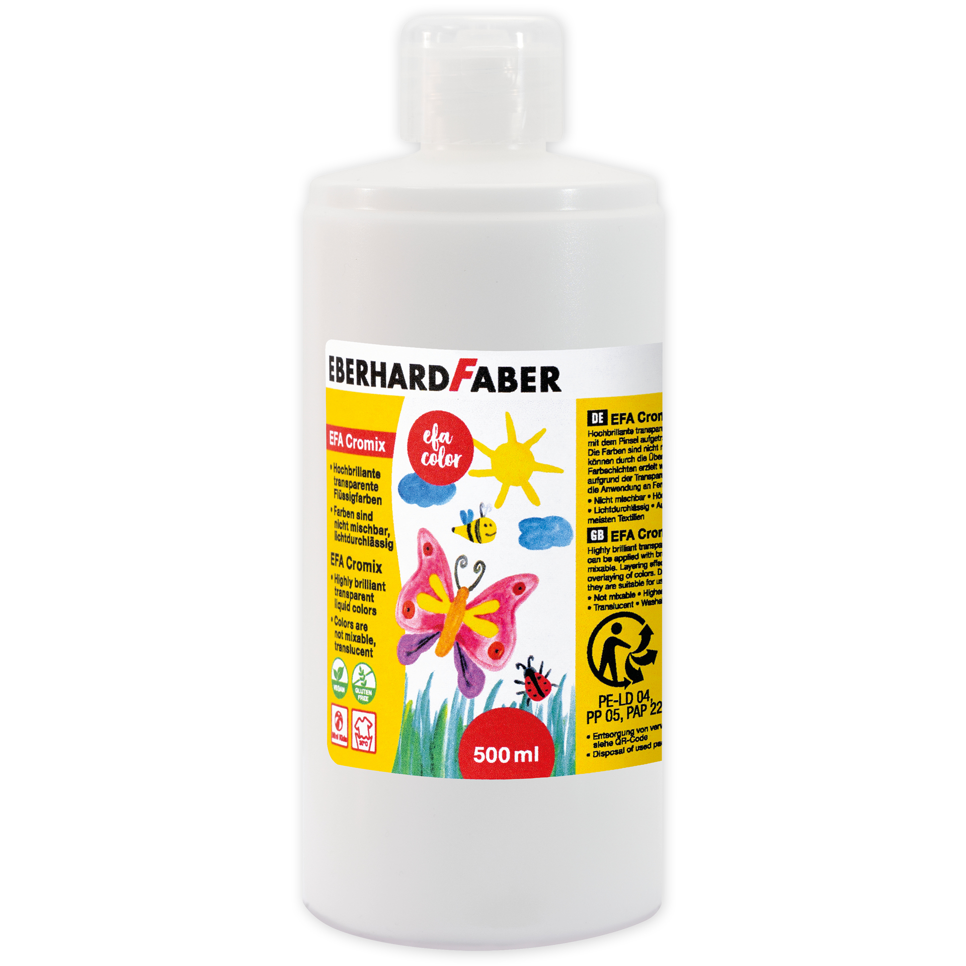Eberhard Faber Cromix Transparentfarbe, 500 ml | weiß | 58500