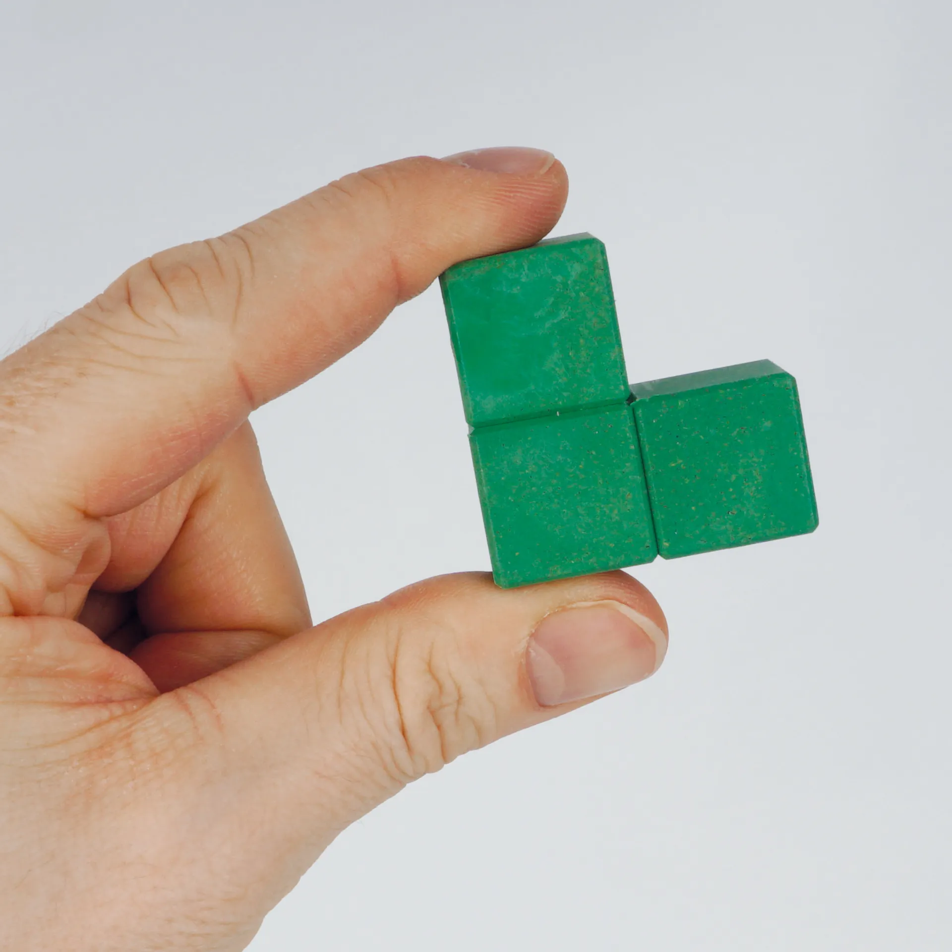 Soma-Holz-Würfel 60x60 mm, 7 Figuren bunt in Box