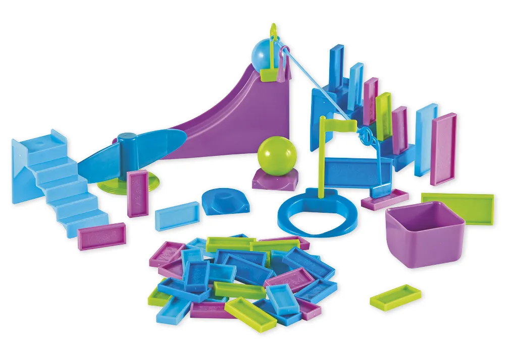 Konstruktions-Set "Domino-Effekt Action", 59-tlg.