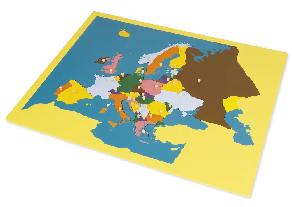 TimeTEX Puzzlekarte Europa "Montessori Premium"