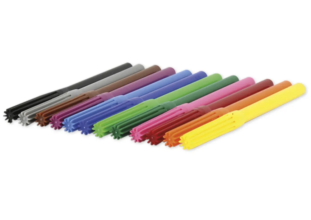 easy Faserschreiber 2 mm, 12 Farben