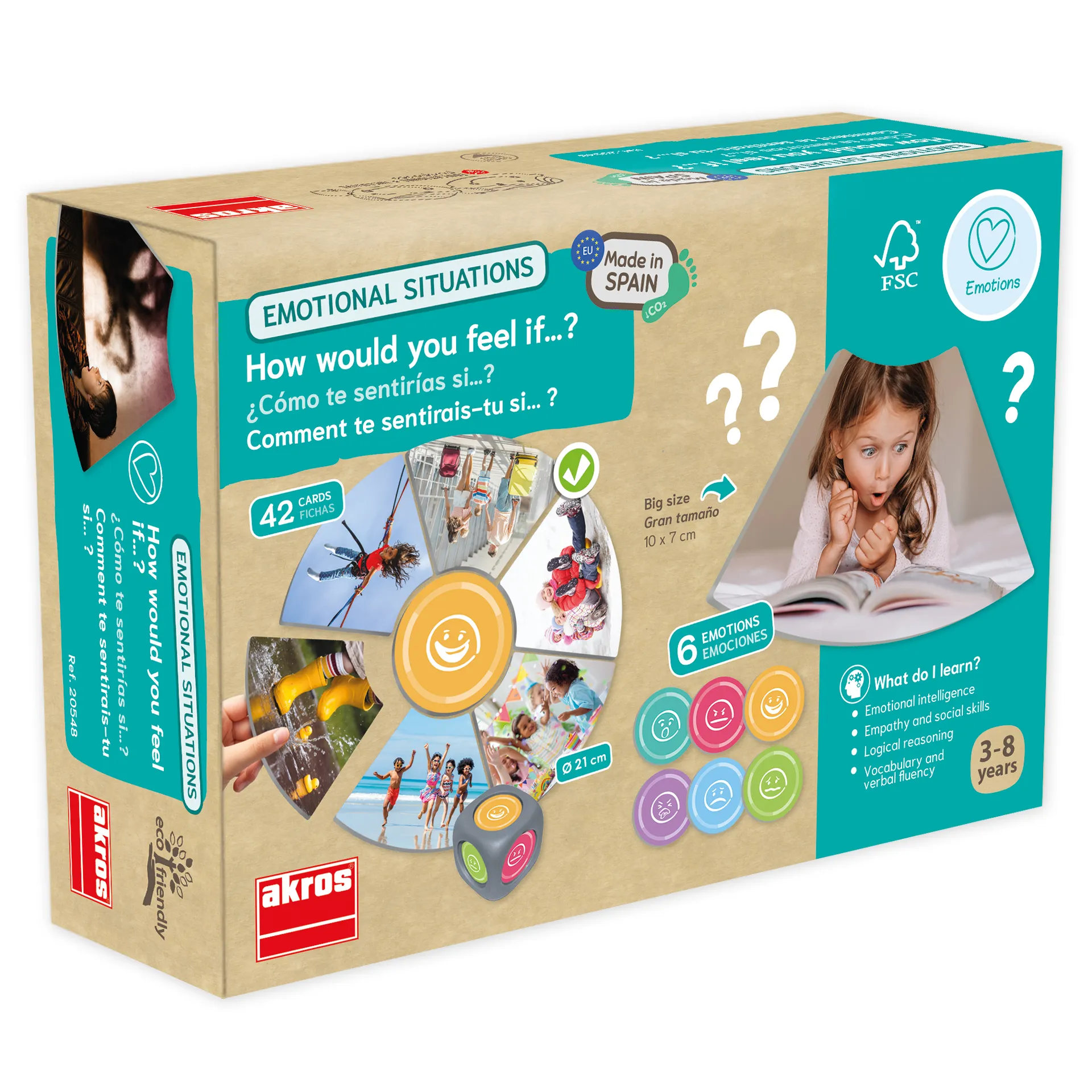 Lernspiel "Emotionen und Situationen - Wie würdest du dich fühlen, wenn…?", 43-tlg.