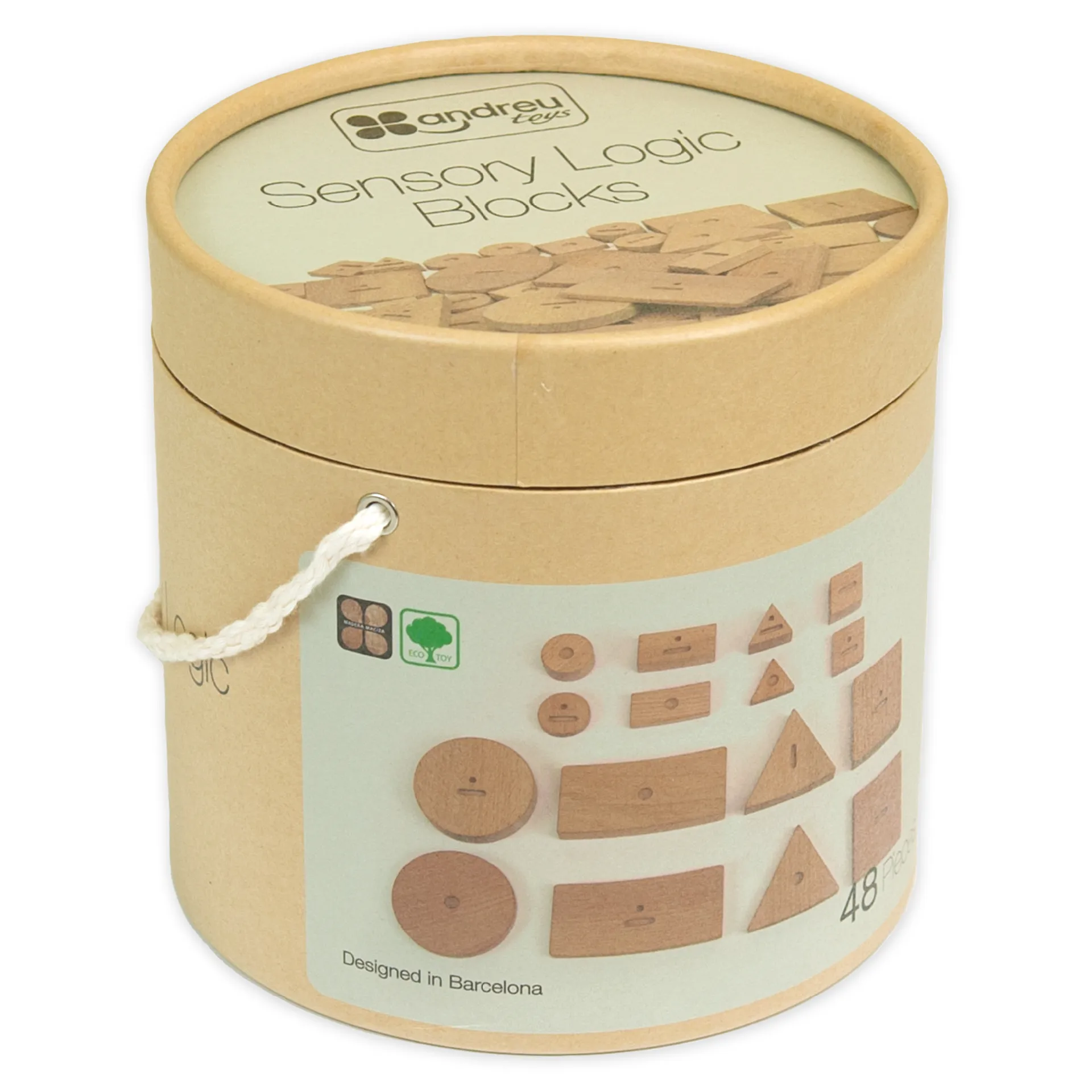 Logische Blöcke zum Tasten, 52-tlg.