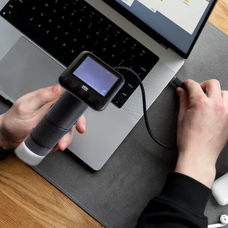 Hagemann Digitales Taschenmikroskop mit Bildschirm