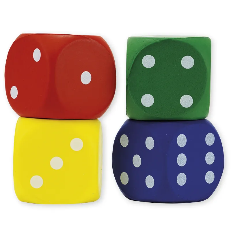 Set Flüster-Würfel mit Augen, 4x4 cm, 4-tlg.