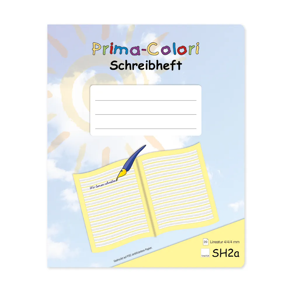 Prima-Colori Schreibheft SH2a