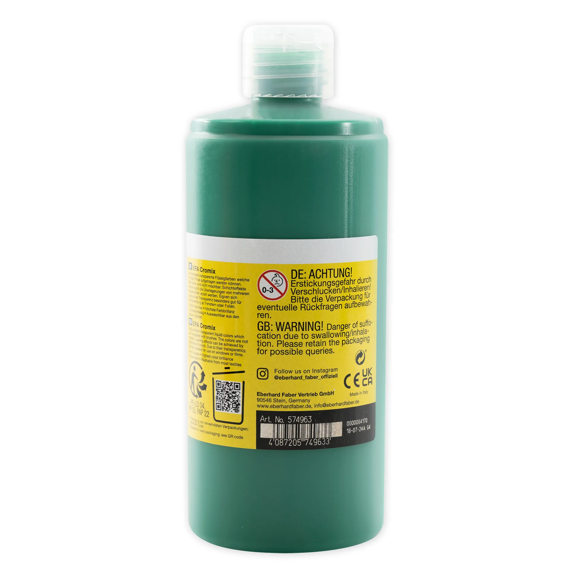 Eberhard Faber Cromix Transparentfarbe, 500 ml