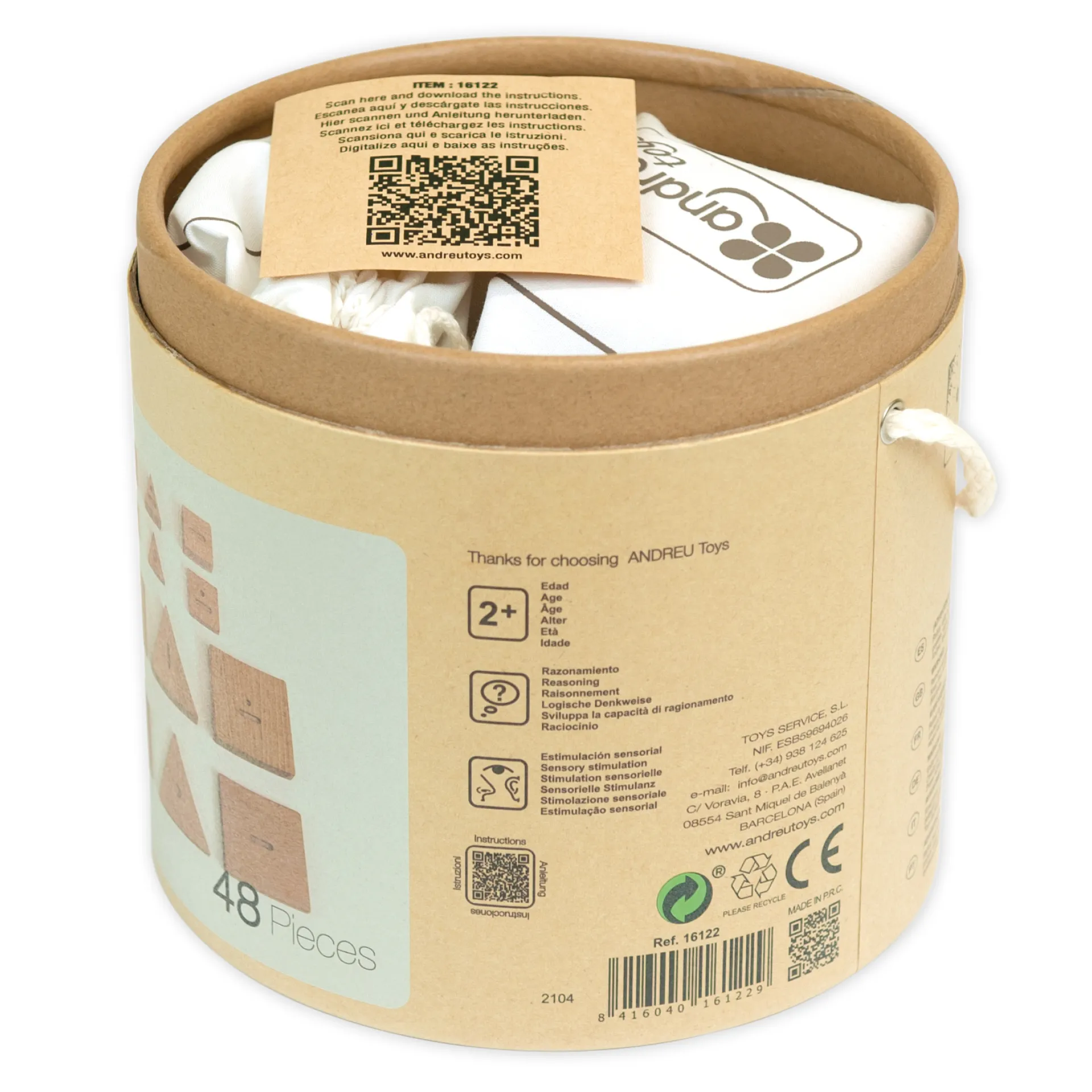 Logische Blöcke zum Tasten, 52-tlg.