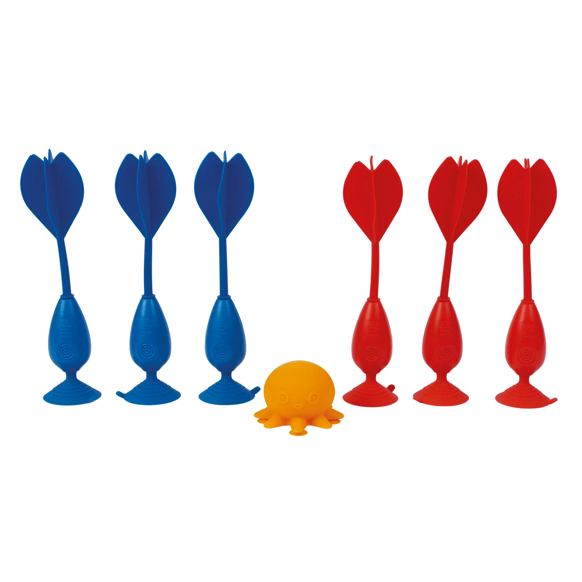 Wurfpfeile mit Saugnapf, 8-tlg.