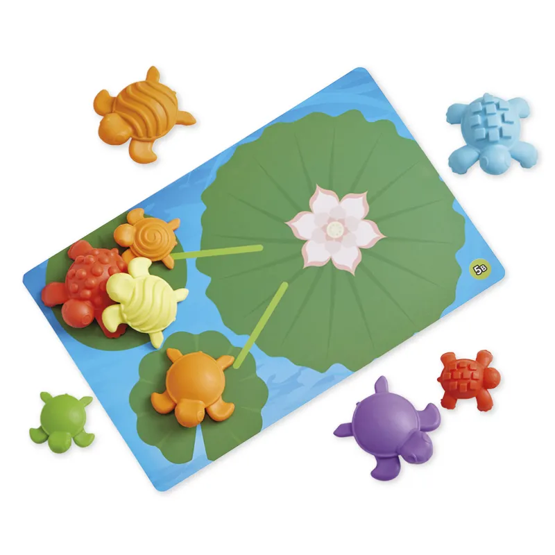 Sortier-Spiel "Sensorische Schildkröten", 46-tlg.