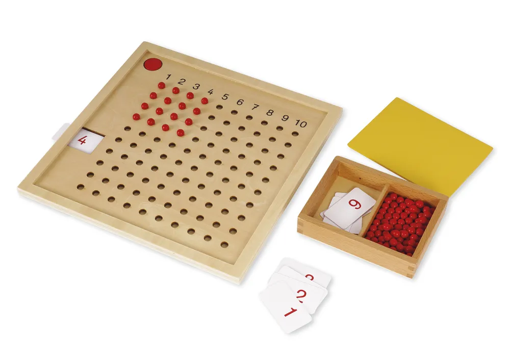 TimeTEX Kleines Multiplikationsbrett "Montessori Premium"
