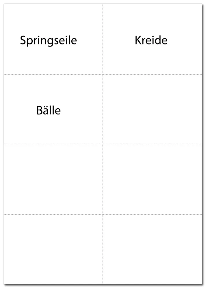 Set Papp-Etiketten A7, 80-tlg.
