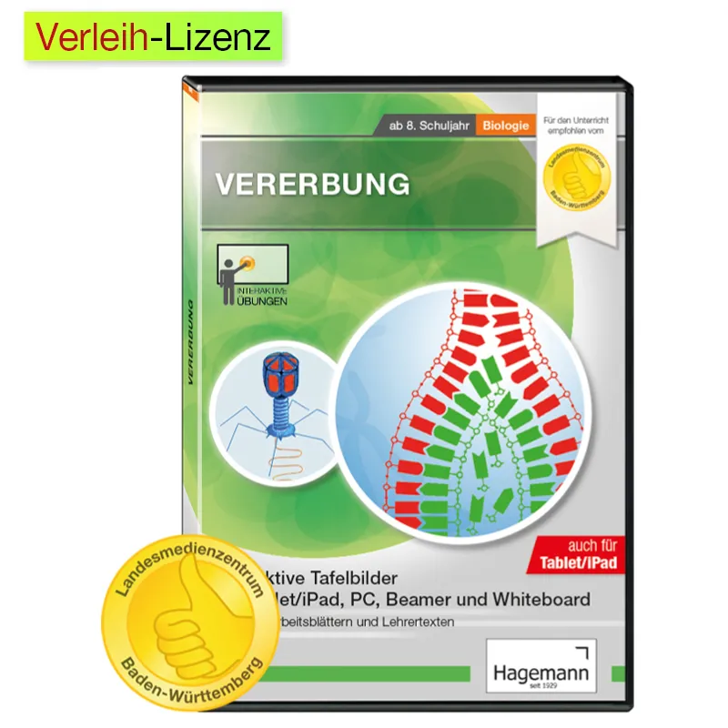 Interaktive Tafelbilder Vererbung (tabletfähig)