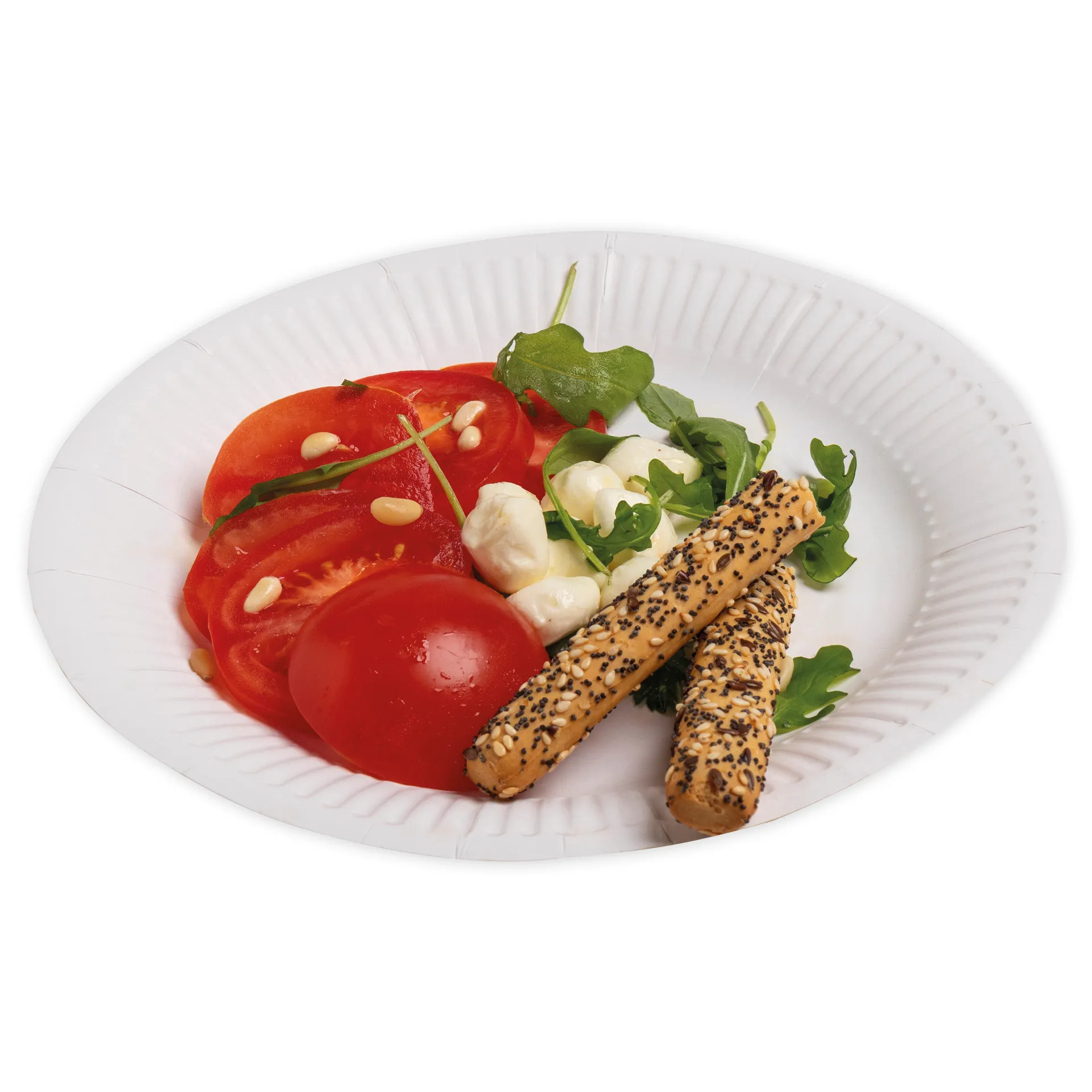 Set Pappteller weiß, 23 cm ø, 50 Stück