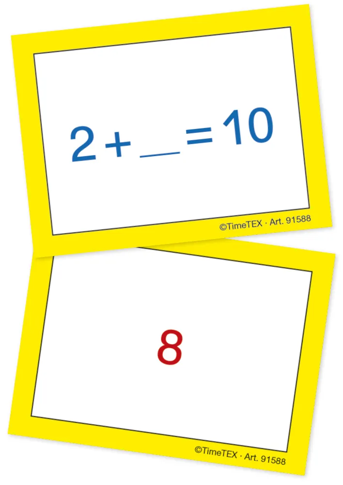 Kartenspiel für Papp-Computer, Zahlenraum bis 20/Zahlenraum bis 100