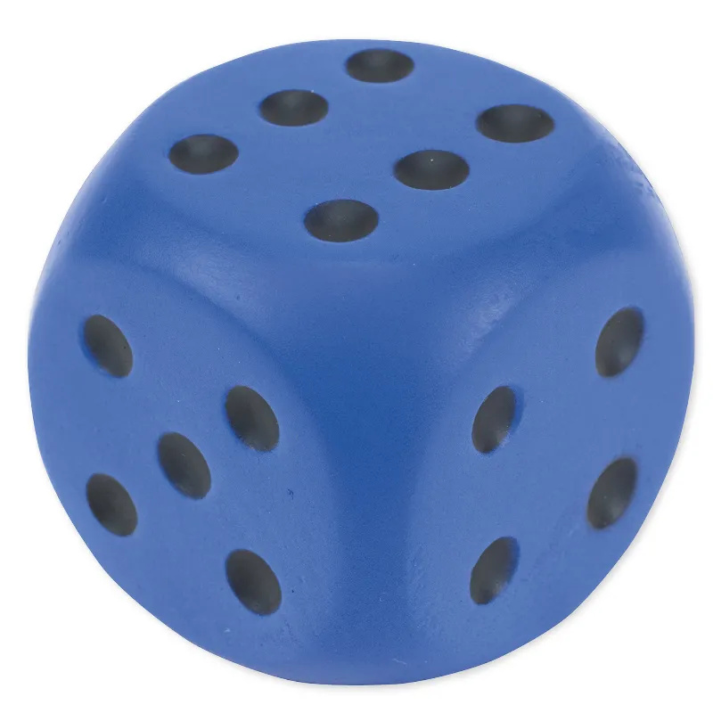 Flüster-Würfel, 6 cm, farbig sortiert