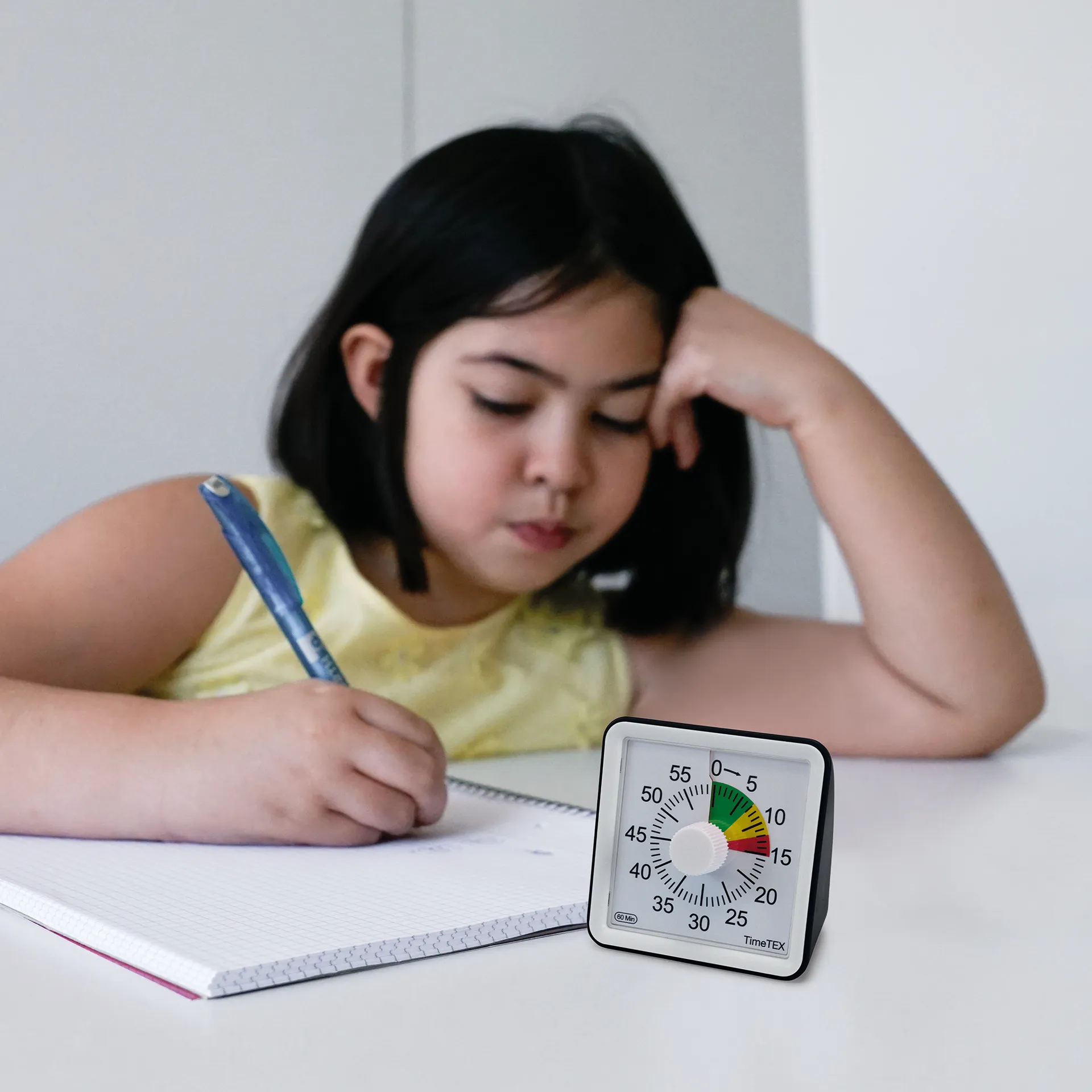 TimeTEX Zeitdauer-Uhr "lautlos" compact mit Ampelscheibe