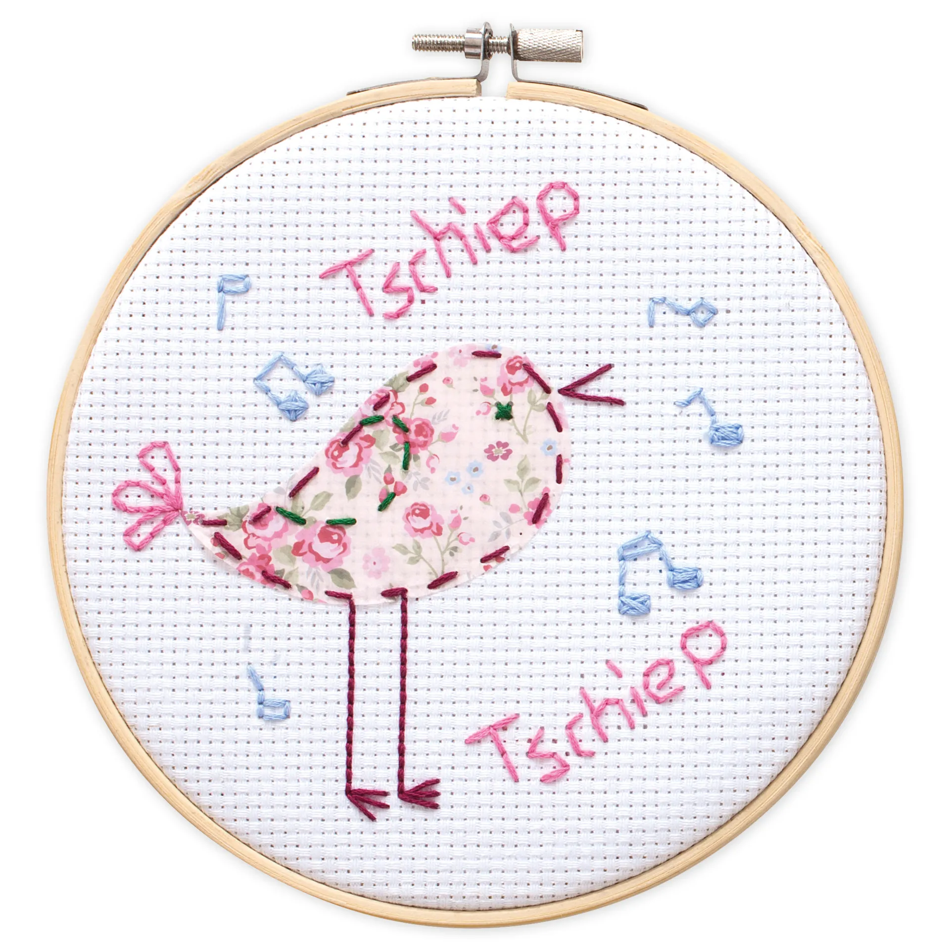 Stick-Rahmen aus Holz, 20 cm ø