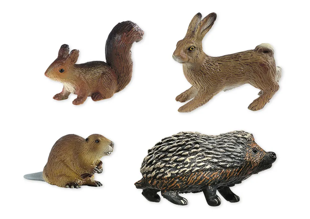 Set Wald- und Feld-Tiere, 9-tlg.