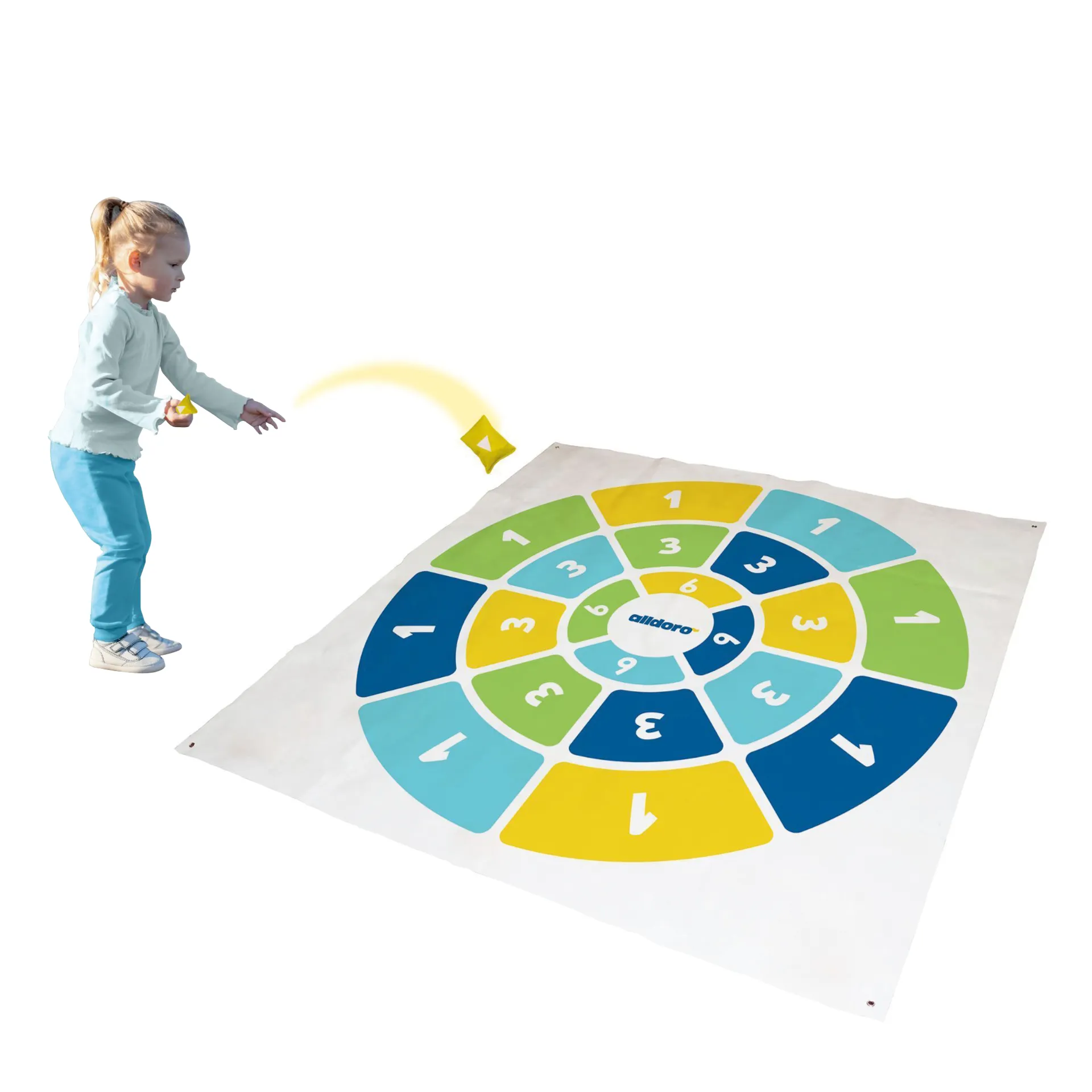 Wurfspiel "XXL Kick & Darts", 23-tlg.