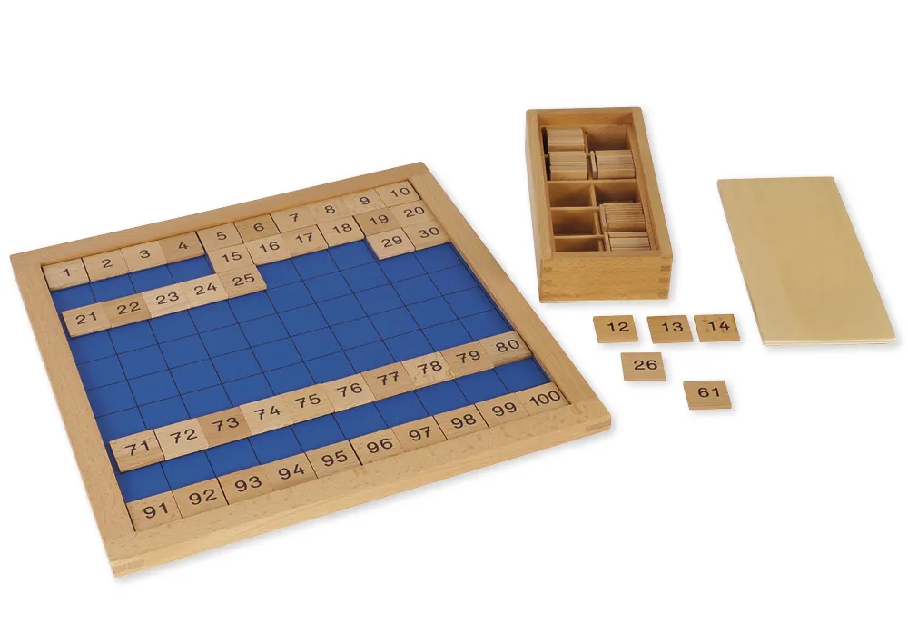 TimeTEX Hunderterbrett "Montessori Premium"