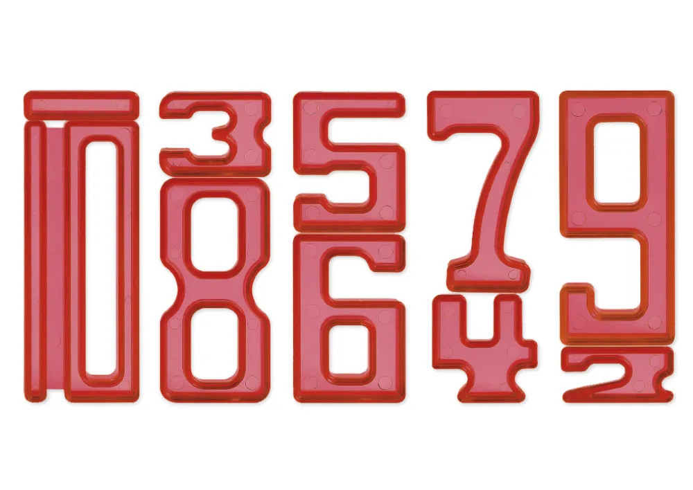 TimeTEX Zahlen-Bausteine "Zahl auf Zahl", 35-tlg.