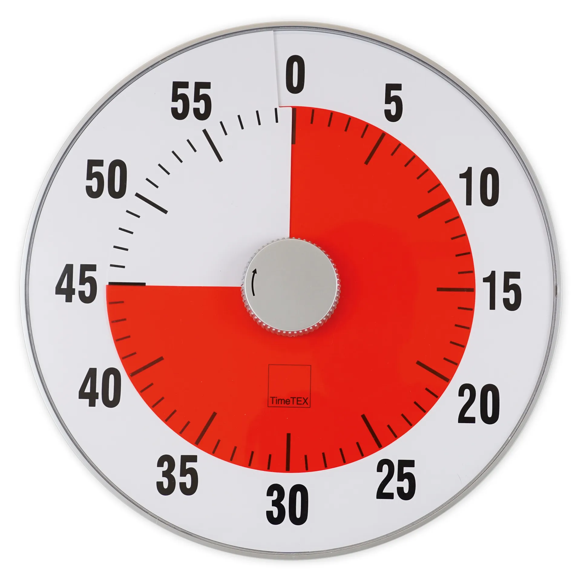 TimeTEX Zeitdauer-Uhr "lautlos" XL, 32 cm ø