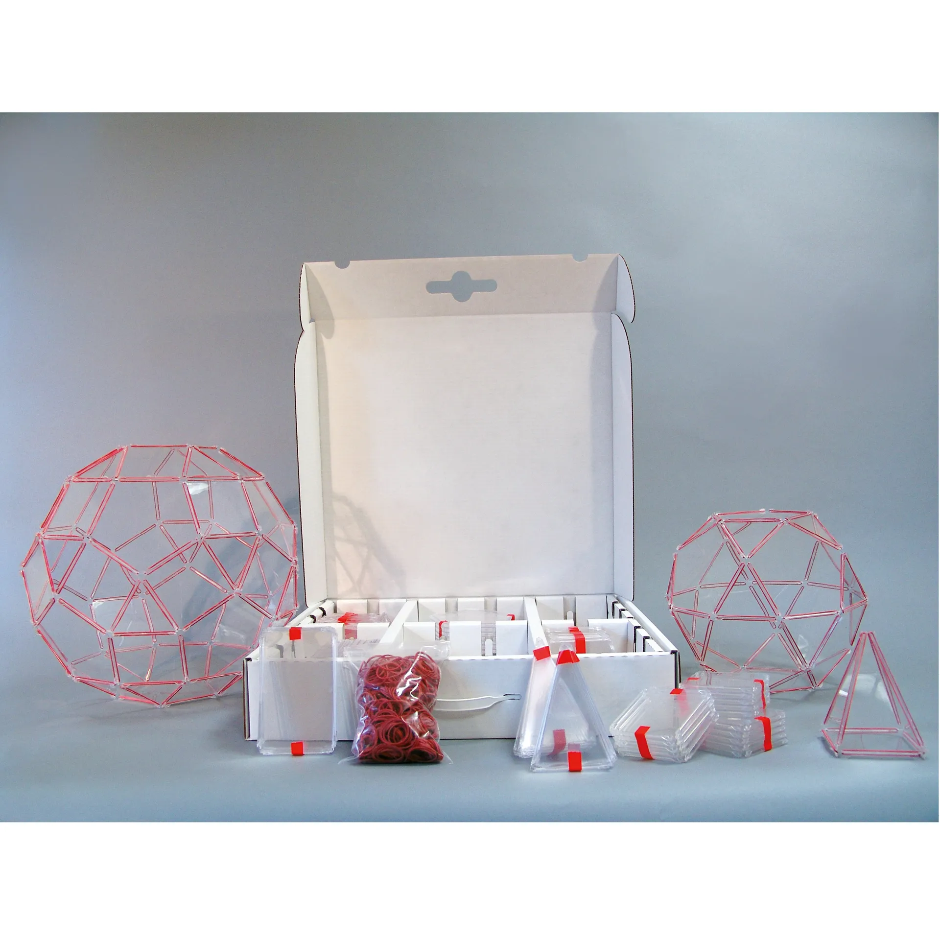 Geometrie-Bausatz effekt-system "Klassensatz", 286 Einzelflächen