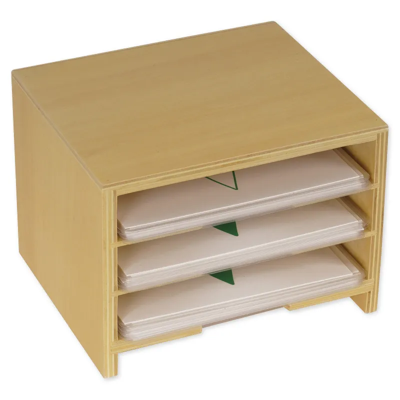 TimeTEX Kasten mit 3 Fächern für die botanischen Karten "Montessori Premium"