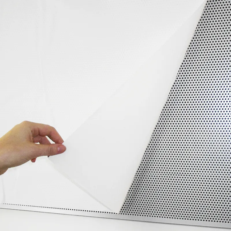 Whiteboard-Folie statisch, 20 m auf Rolle, kariert matt