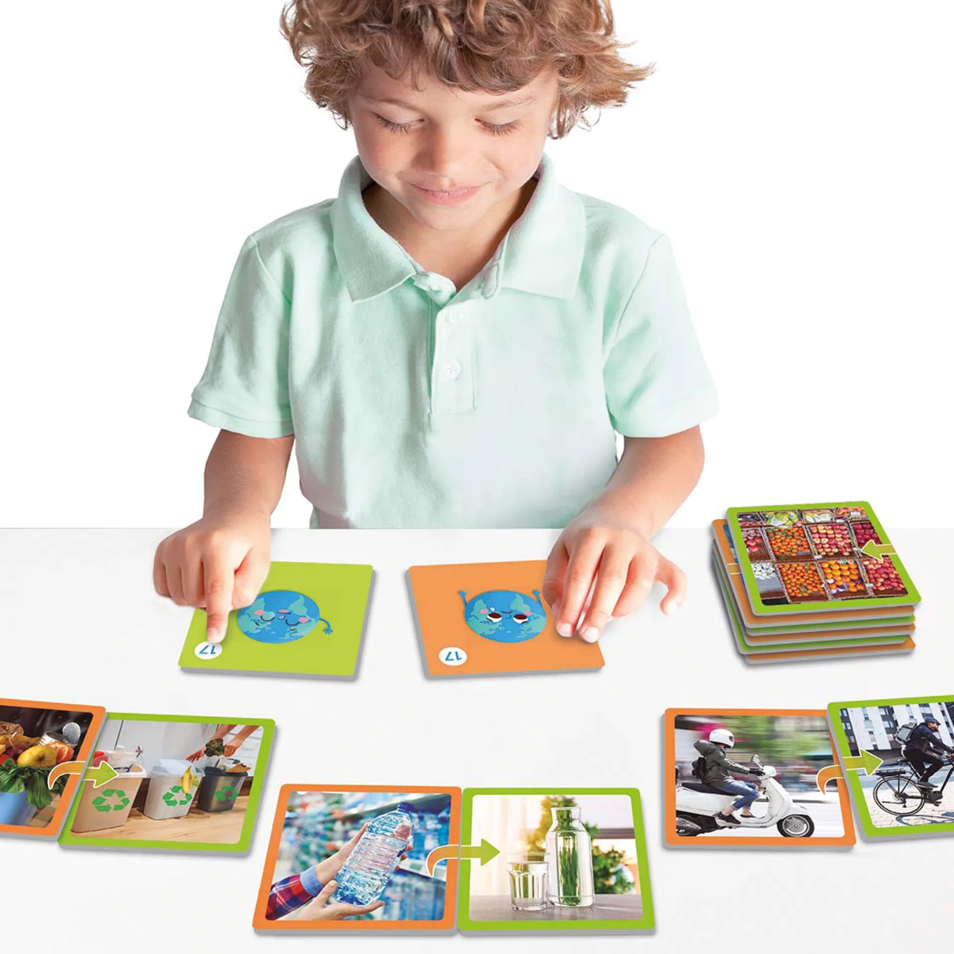 Wissens-Spiel "Nachhaltigkeit - für eine bessere Welt", 34-tlg. in Box