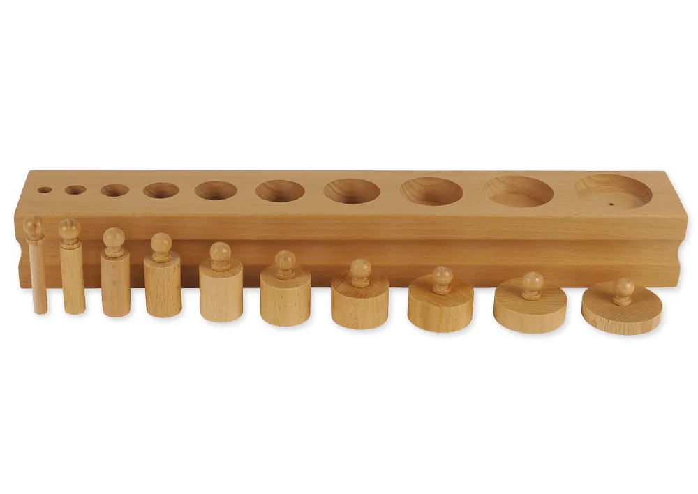 TimeTEX Block mit Zylindern 3 "Montessori Premium"