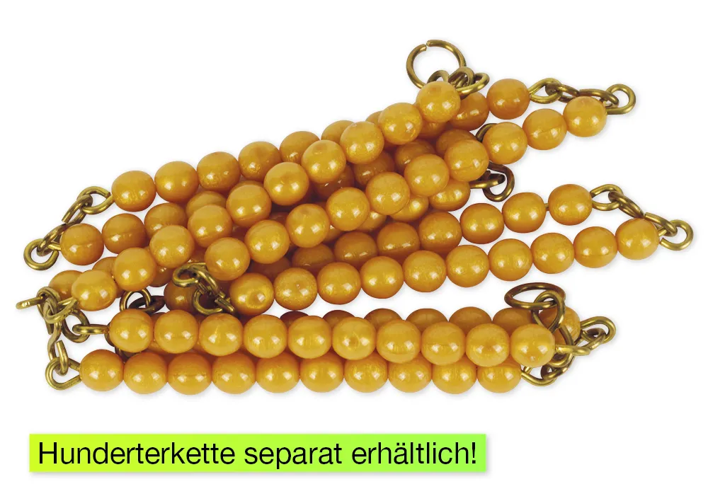 TimeTEX Aufhängevorrichtung für Hunderter- und Tausenderkette "Montessori Premium"