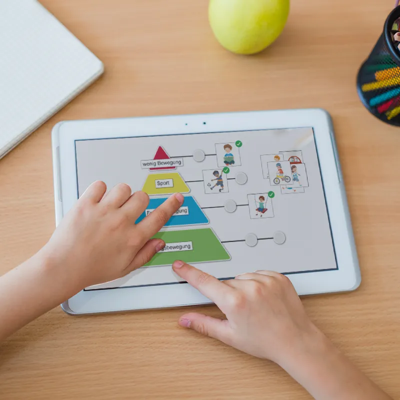 Hagemann Bewegungspyramide, magnetisch, 42-tlg.