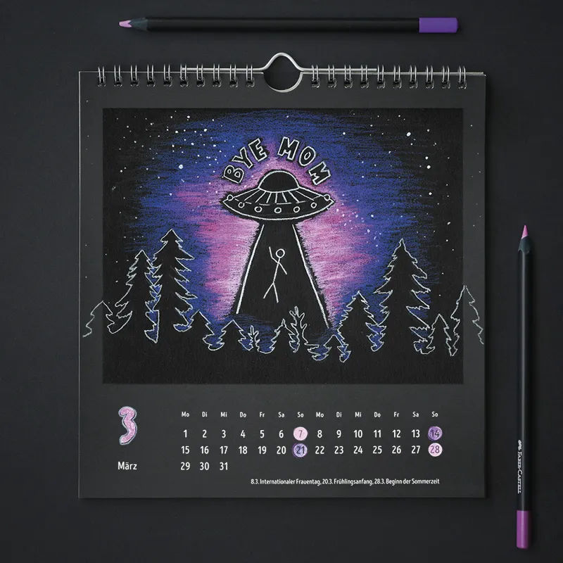 Faber-Castell Black Edition Buntstifte, 12 Stück