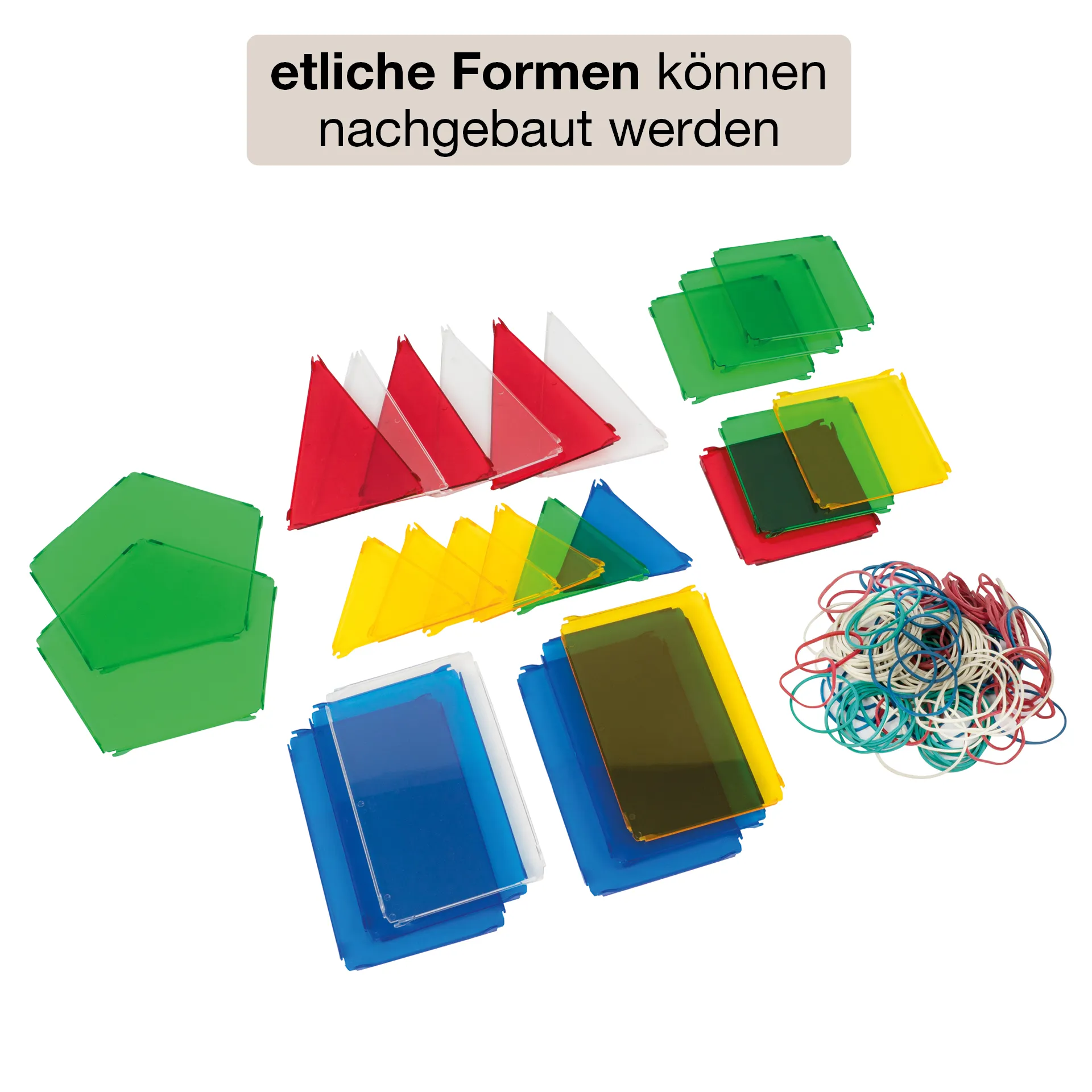 Geometrie-Bausatz effekt-system "Schnupper-Set", 26 Einzelflächen