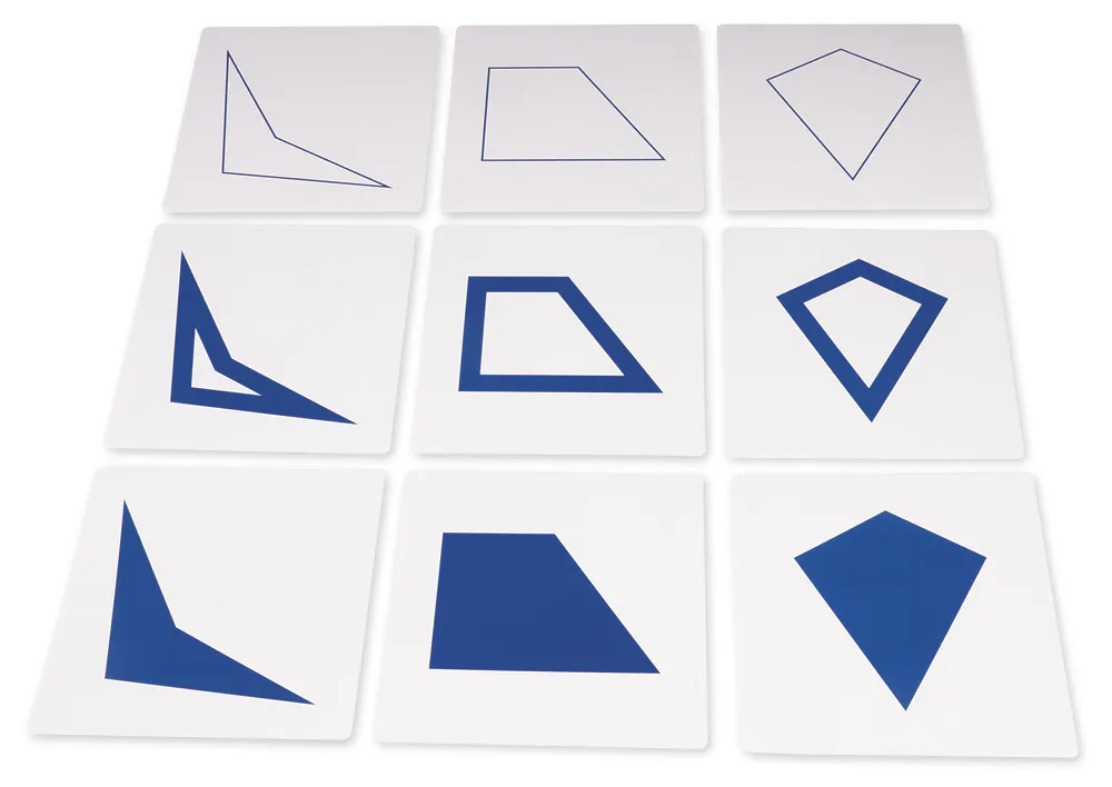 TimeTEX Geometrische Karten "Montessori Premium"