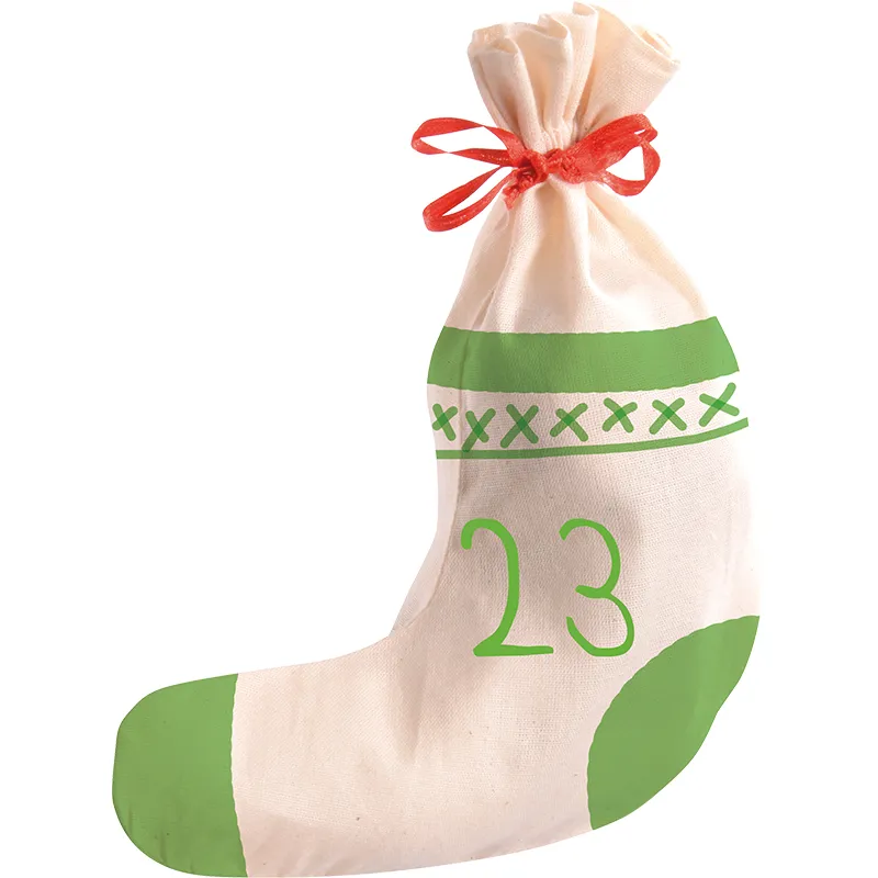Adventskalender-Stiefel (24 Stück)