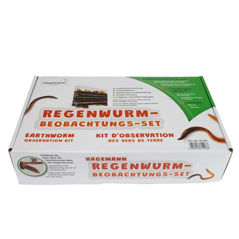 Hagemann Regenwurm Beobachtungsset, 8-tlg.