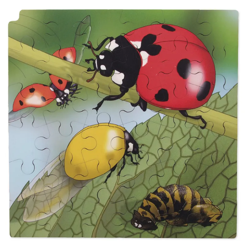 Schichten-Puzzle "Marienkäfer" + gratis APP, 86-tlg.