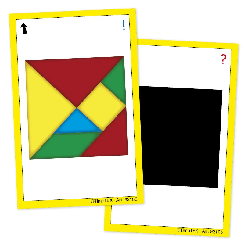 Kartenspiel "Tangram" in Etui