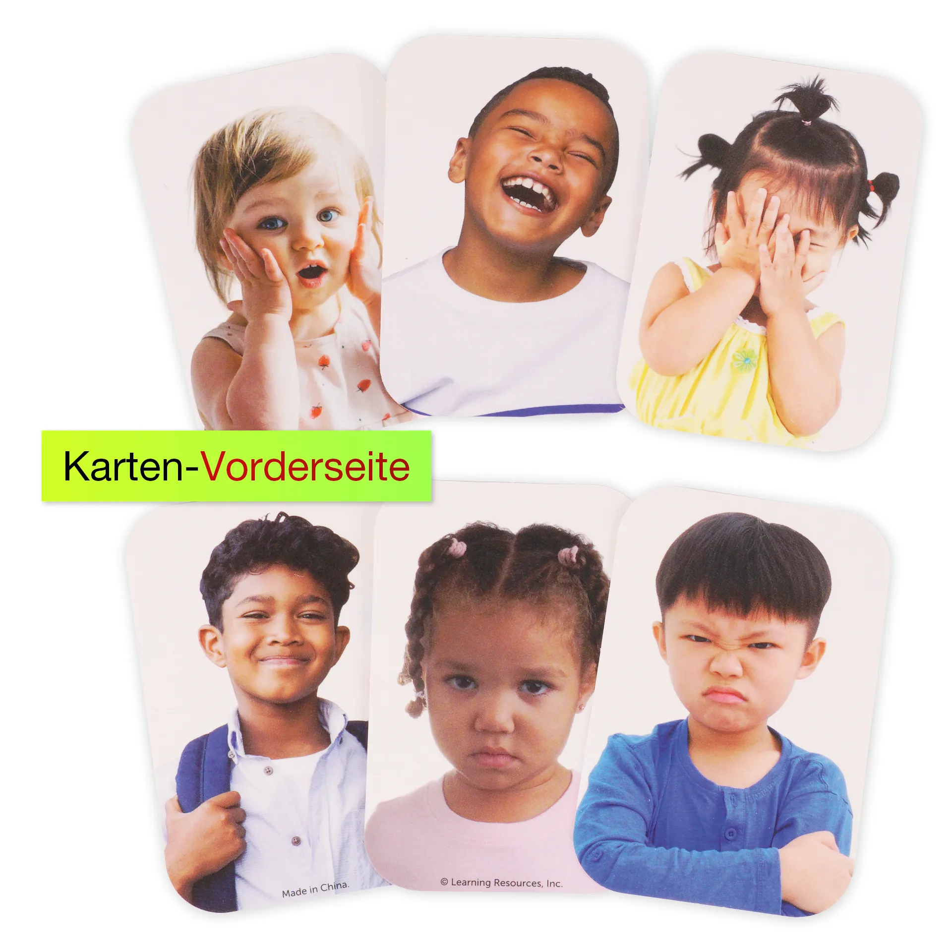 Set Emotions-Figuren farbig sortiert, 54-tlg., in Box